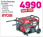 Ryobi 5.5Kw Generator RG-6900K