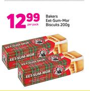 Bakers Eet-Sum-Mor Biscuits 200g-Per Pack