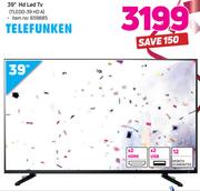 Telefunken 39" HD LED TV TLEDD-39HDA