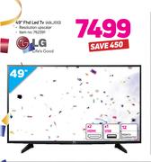 LG 49" FHD LED TV 49LJ510