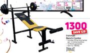 Everlast Ironman Bench Combo Including 20Kg Vinyl Barbel Set
