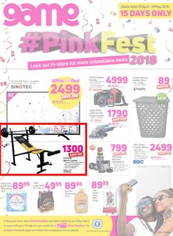 Game Namibia : Pink Fest (25 April - 9 May 2018), page 1