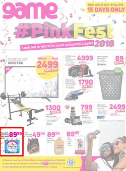 Game Namibia : Pink Fest (25 April - 9 May 2018), page 1