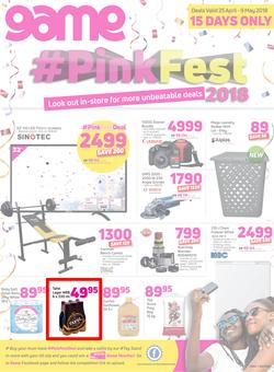 Game Namibia : Pink Fest (25 April - 9 May 2018), page 1