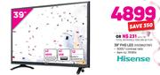 Hisense 39" FHD LED HX39N2176F