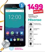 Hisense Dual SIM Smartphone T5 Including Silver Bluetooth Speaker