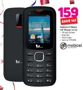 Mobicel Feature C1 Black 1.8" Phone MC1B
