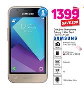 Samsung Dual SIM Smartphone Galaxy J1 Mini Gold