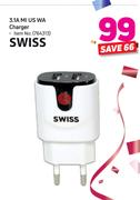 Swiss 3.1A MI US WA Charger