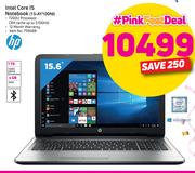HP 15.6" Intel Core i5 Notebook 15-AY100NI