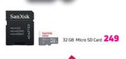 Sandisk 32GB Micro SD Card