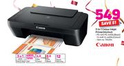 Canon 3-In-1 Colour Inkjet Printer MG2540