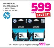 HP 953 Yellow, Cyan Or Magenta Catridge-Each