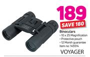 Voyager Binoculars 10x25 Magnification