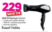 Russell Hobbs 1800 W Hairdryer RHHD21