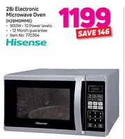 hisense microwave h28momme