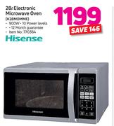 Hisense 28L Electronic Microwave Oven H28MOMME