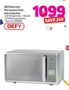 Defy 28L Electronic Microwave Oven MW M2822MG