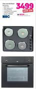 KIC Oven And Hobs Black KIB 600 BL