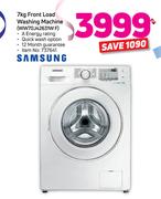 0Samsung 7Kg Front Load Washing Machine WW70J42631W F