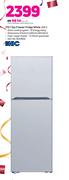 KIC 170L Top Freezer Fridge White 518 1