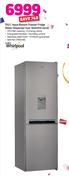 Whirlpool 352L Aqua Bottom Freezer Fridge With Water Dispenser Inox BSNF8101 AQUA