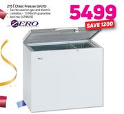 Zero 215L Chest freezer GF215
