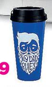 Assorted Slogan Travel Mug 400ml