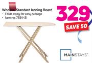 Mainstays Wooden Standard Ironing Board