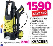 Karcher K2 360 20-120 Bar High Pressure Cleaner K2 360