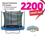 Horizon Bounce Trampoline 8 FT Combo