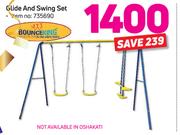 Bounceking Glide And Swing Set