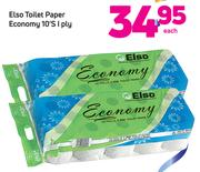 Elso Toilet Paper Economy 10's Ply- Each