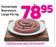 Homemade Boerewors Large-Per Kg