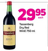 Tassenberg Dry Red Wine-750ml