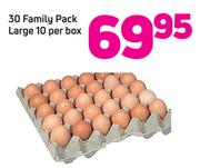 30 Family Pack Large-10 Per Box