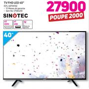 Sinotec 40" FHD LED TV STL-40F1A11A
