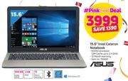 Asus 15.6" Intel Celeron Notebook