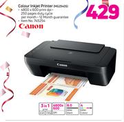 Canon Colour Inkjet Printer MG2540S