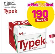 Typek A4 Paper Box 5 x 500 Sheets