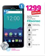 Hisense Dual Sim Smartphone T5 Plus Includes Bluetooth Speaker