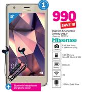 Hisense Dual Sim Smartphone Infinity U962 Plus Bluetooth Headphones And Phone Cover