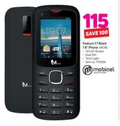 Mobicel Feature C1 Black 18" Phone MC1B