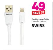 Swiss 2m Lighting Cable