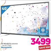 Skyworth 40" HD LED TV 40E2A12G