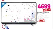 JVC 55" UHD Smart LED TV With Built In Soundbar LT-55N875