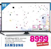 Samsung 55" UHD Smart LED TV 55MU7000
