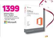 Microsoft Software Office Home Student Includes Word, Excel, Powerpoint & One Not