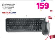 Ultra Link Wired Keyboard & Mouse UL-KB-M04