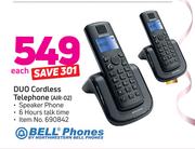 Bell Phones Duo Cordless Telephone AIR-02-Each